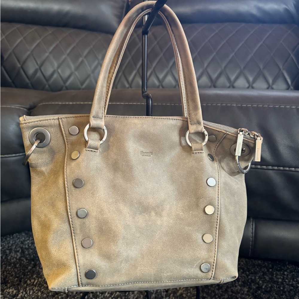Hammitt Daniel Medium Tan /Brushed Gold Women’s Satchel Bag